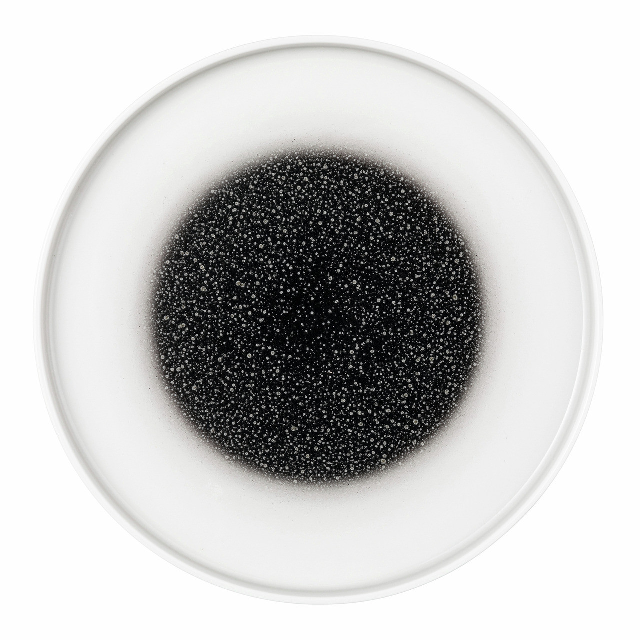 Good Mood, Teller flach ø 260 mm intense spotted black